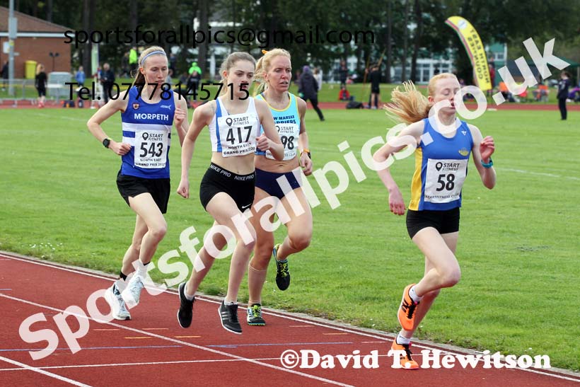 3000 metres, NECAA Open Meeting, Morpeth, Sunday, September 27th. David T. Hewitson/Sports for All Pics
